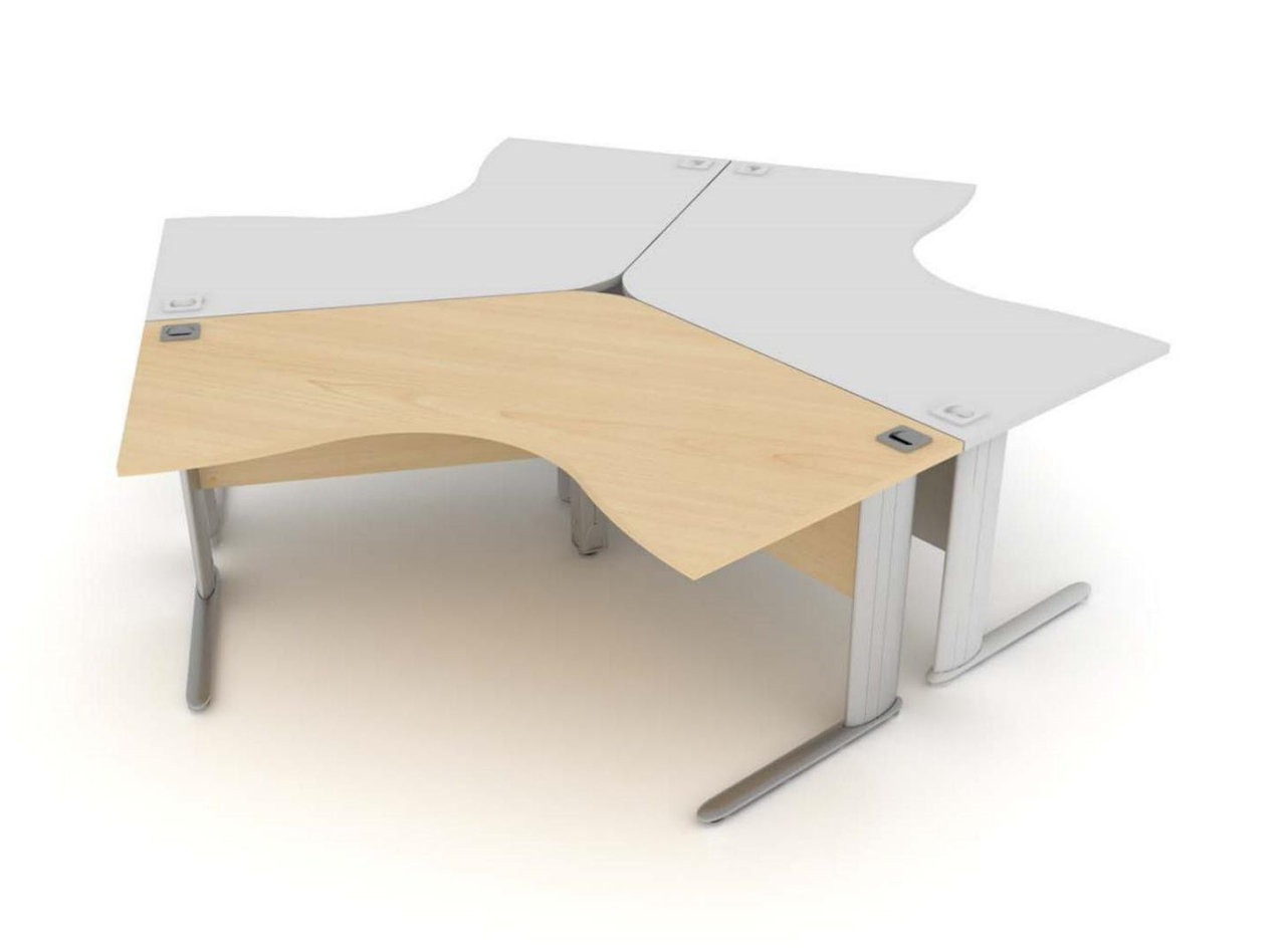 Elite Optima Plus Desk Workstation 120 degree
