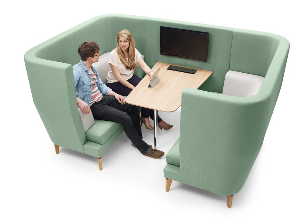 Lyndon Design Entente 2 Seat High Back Pod