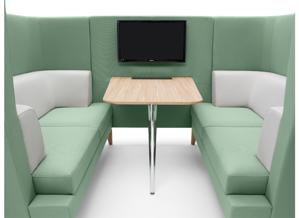 Lyndon Design Entente 2 Seat High Back Pod