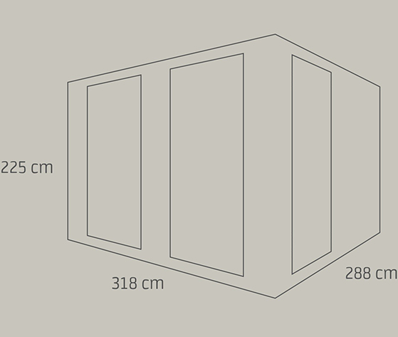 Studiobricks conference pod dimensions