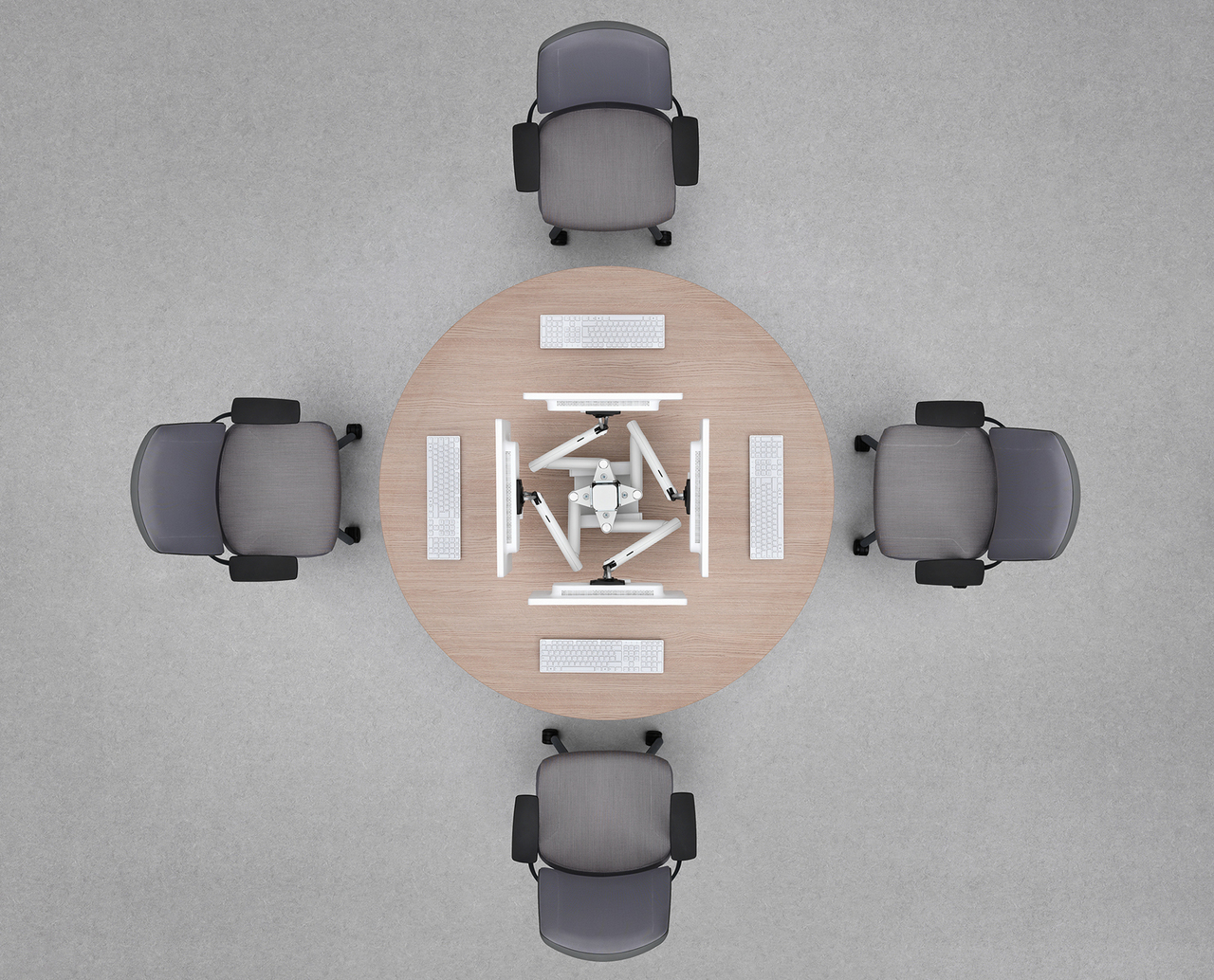 Senator Orb Circular Desking