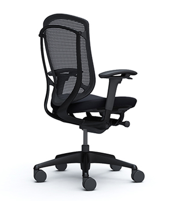 QUICK SHIP Okamura Contessa 2 Task Chair - Black