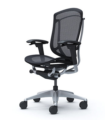 QUICK SHIP Okamura Contessa 2 Task Chair - Black