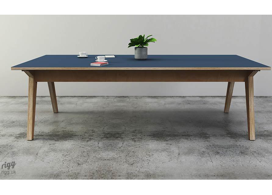 Rigg 'Synk' Plywood Office Table & Benches