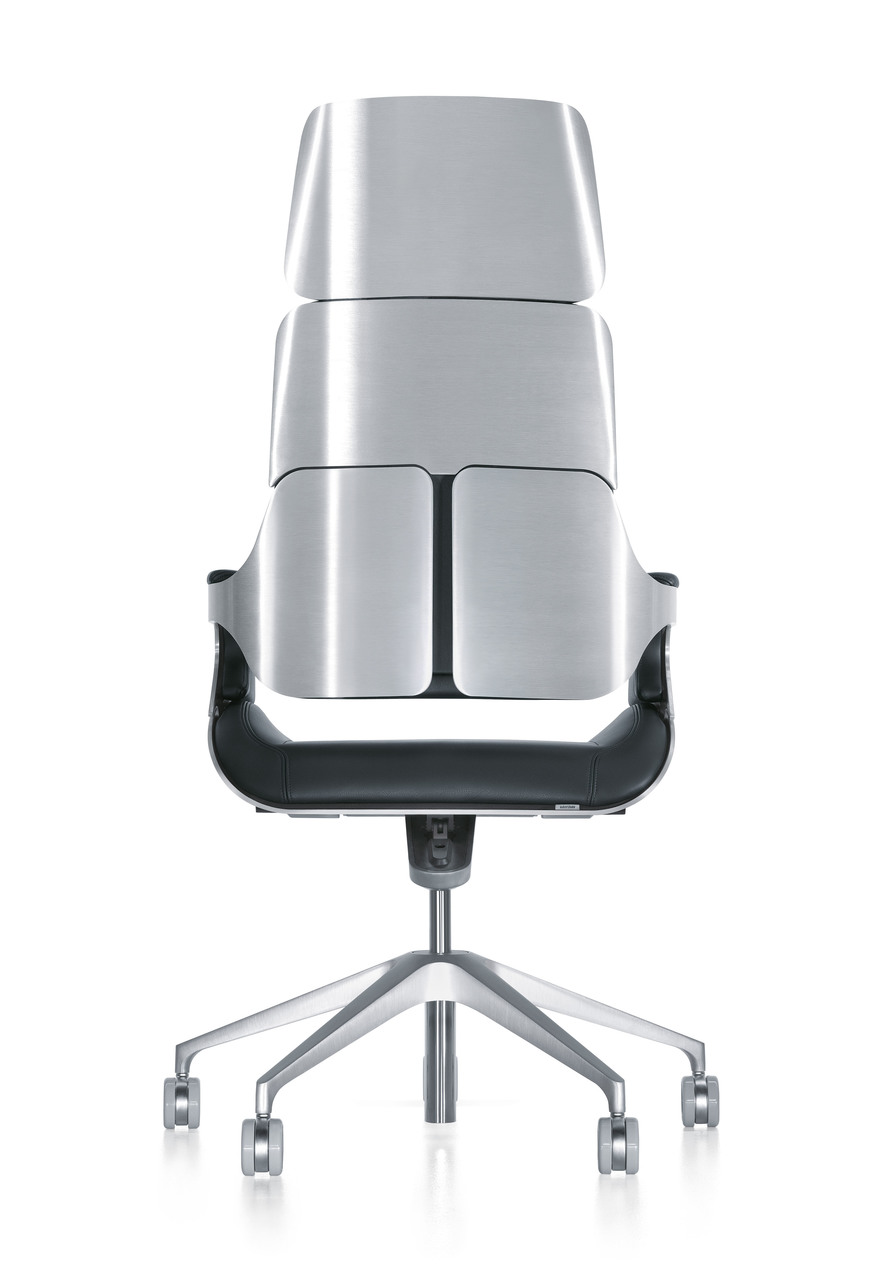 Interstuhl Silver Swivel Chair 362S - Rear View