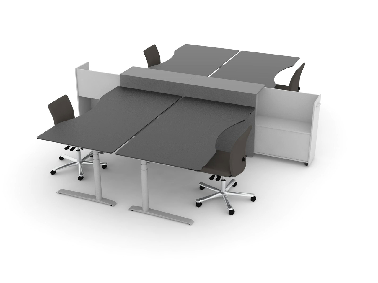 Cube Design Quadro Sit Stand Desk