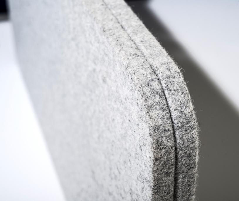 Wedge Desk Mounted Divider/Privacy Screen