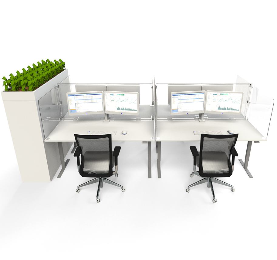 Think Protective Wraparound Desk Screens