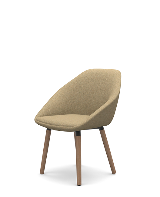 Allermuir Famiglia Wood Leg Chair
