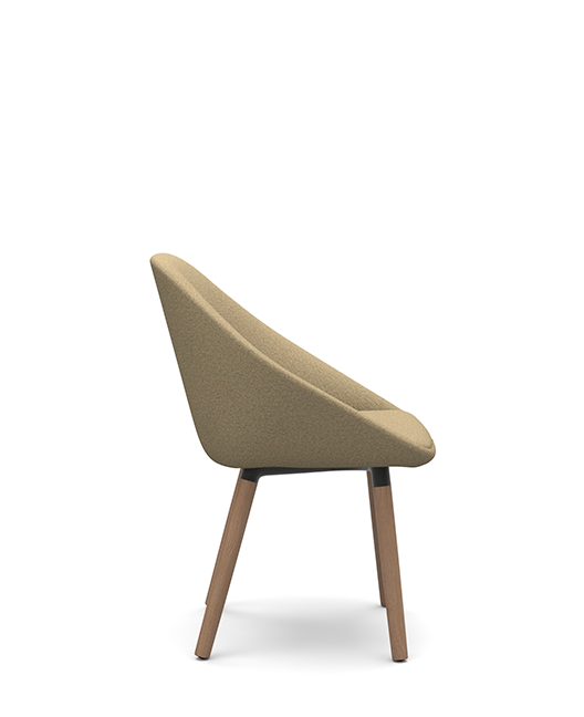 Allermuir Famiglia Wood Leg Chair