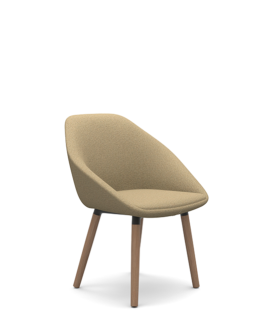 Allermuir Famiglia Wood Leg Chair