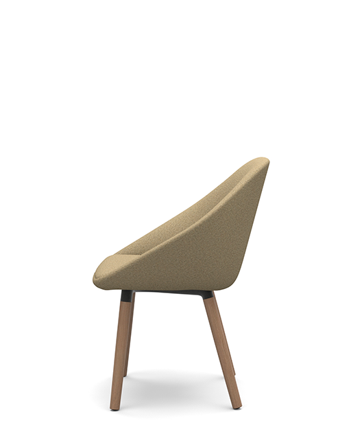 Allermuir Famiglia Wood Leg Chair