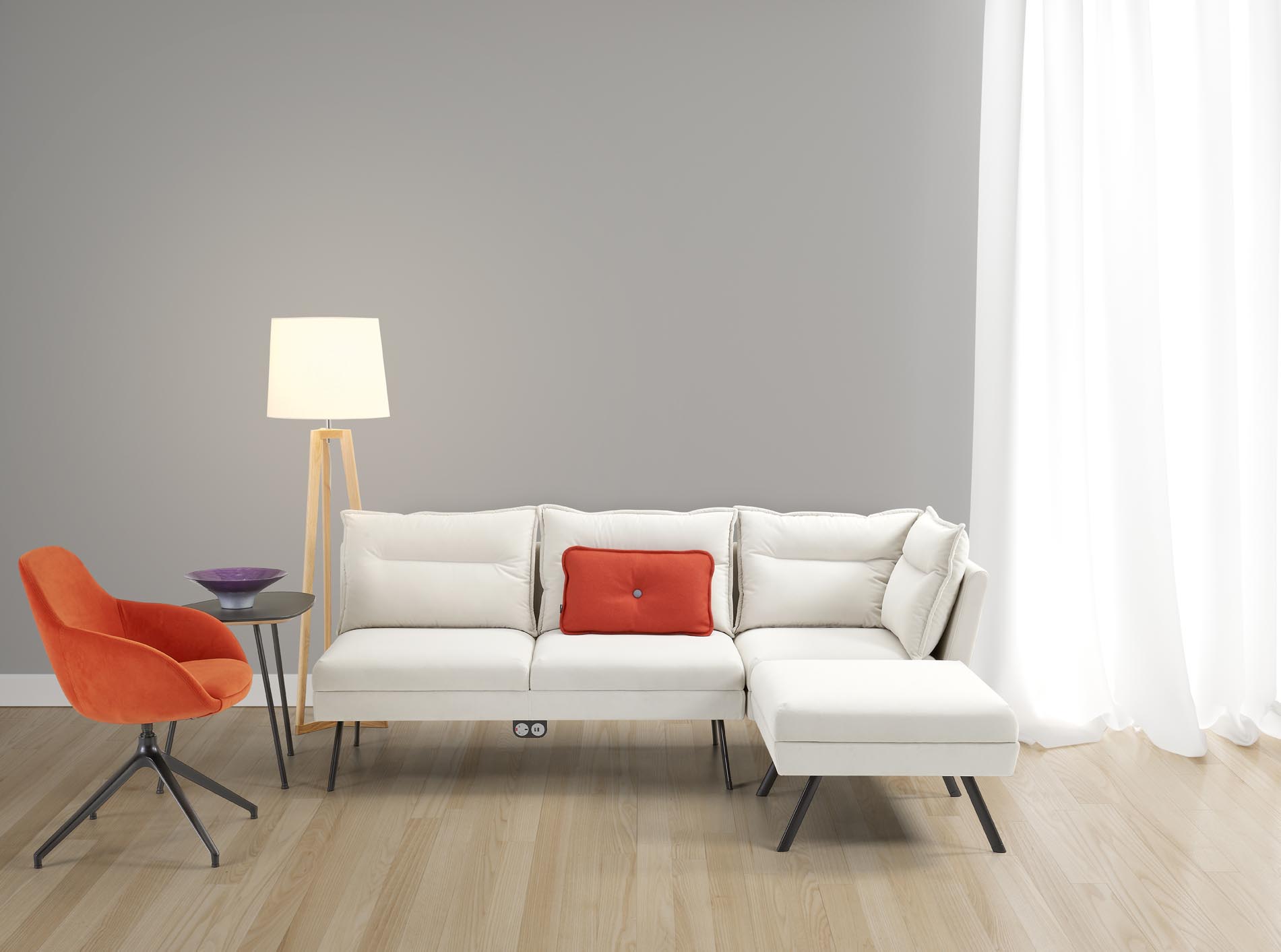 Verco Anna Two Seat Corner seat and Single Bench Unit