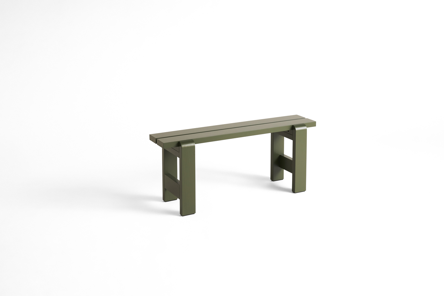 HAY Weekday Bench Lacquered Pinewood Olive