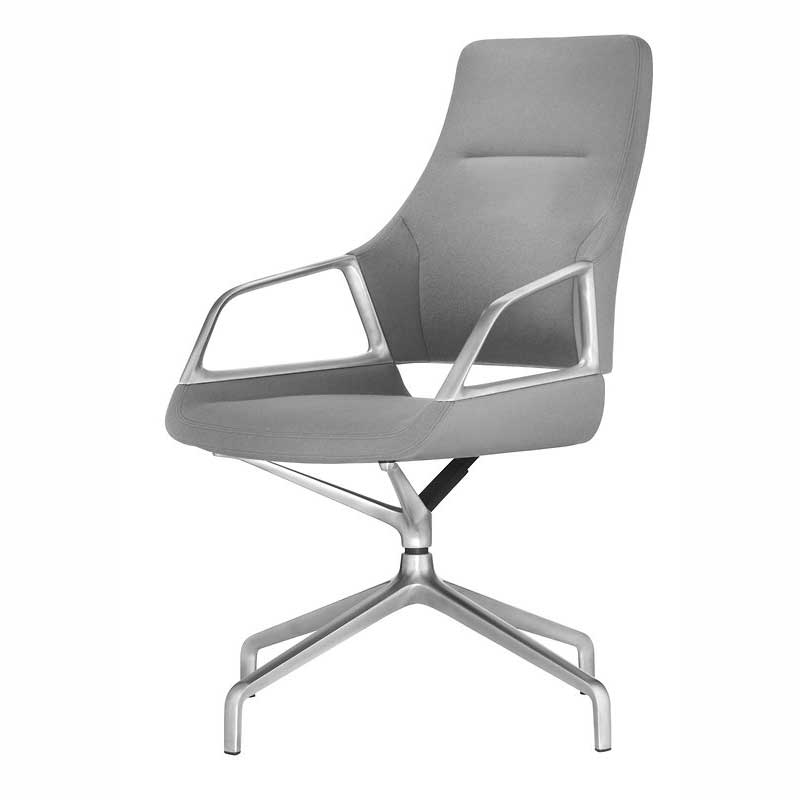 Wilkhahn Graph Chair 301/5 Medium-Height Backrest Swivel-mounted Side