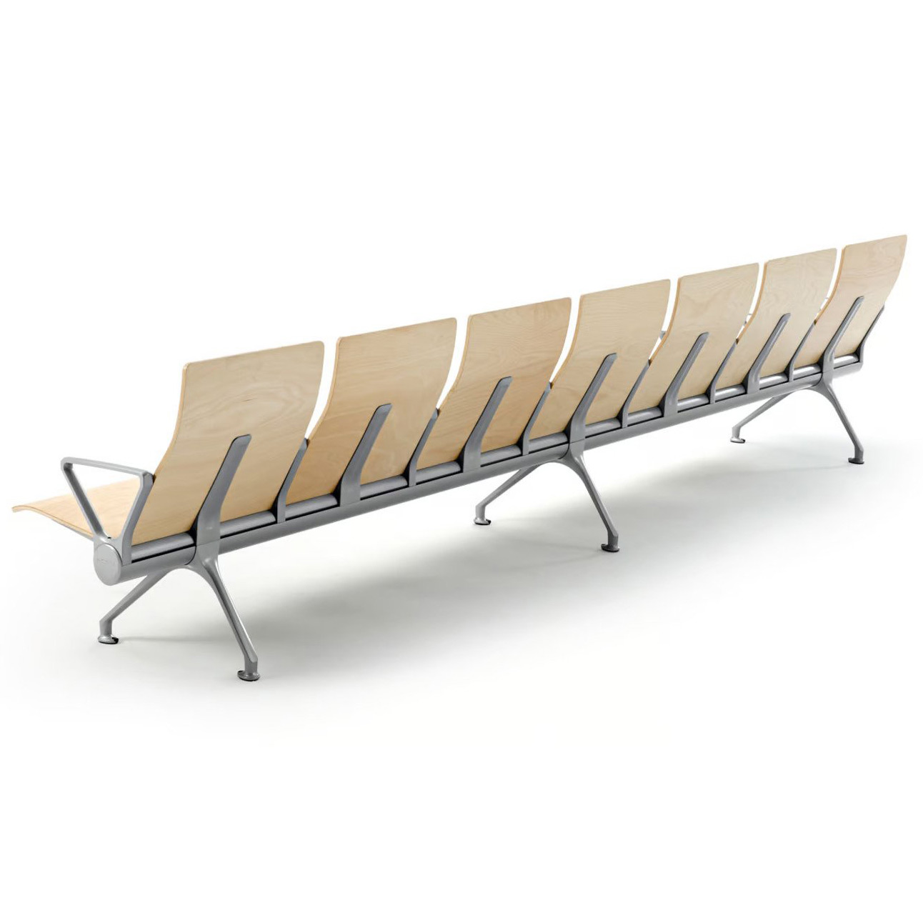 Actiu Avant Bench Natural Oak Back