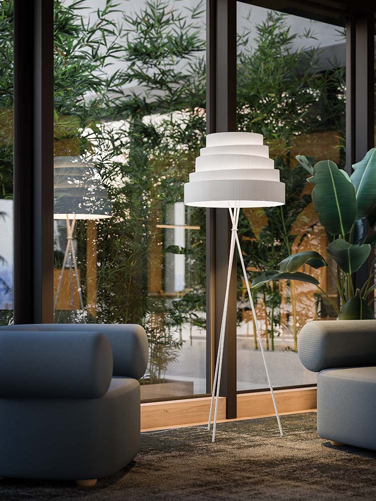 Quadrifoglio Group Babel Floor Lamp White Indoors
