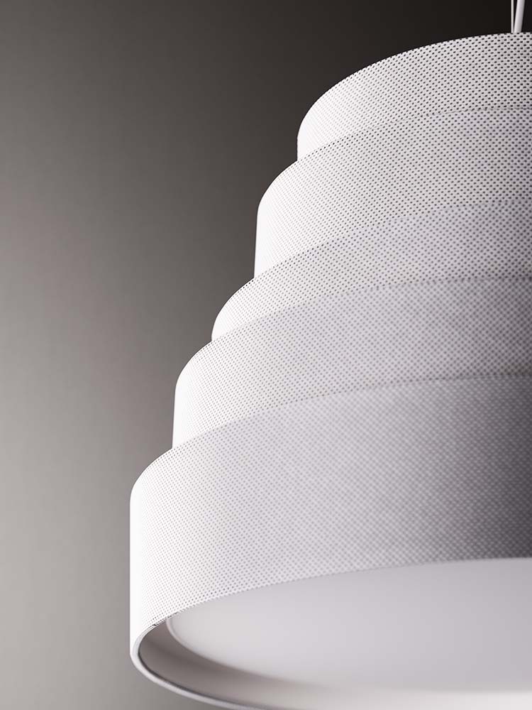 Quadrifoglio Group Babel Floor Lamp White Detail