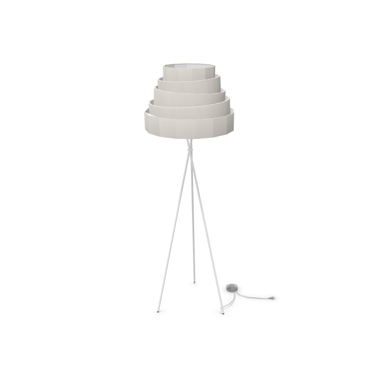 Quadrifoglio Group Babel Floor Lamp All White