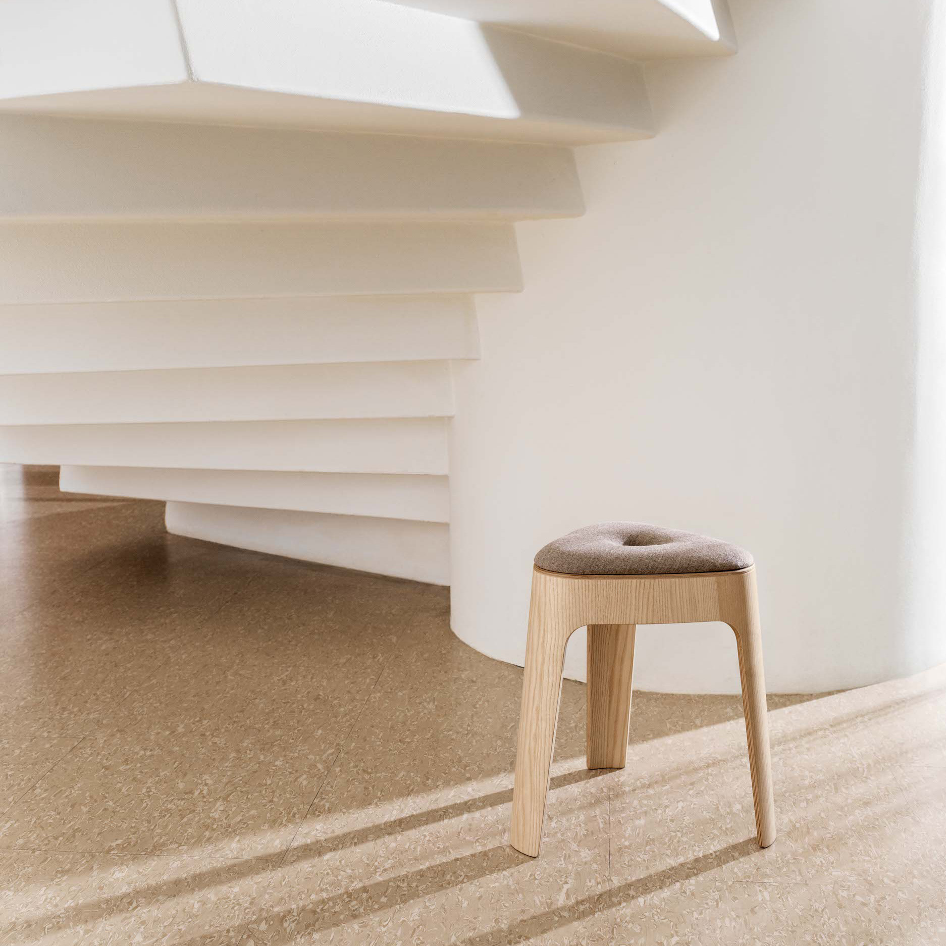 Allermuir Ooty Stool Upholstered