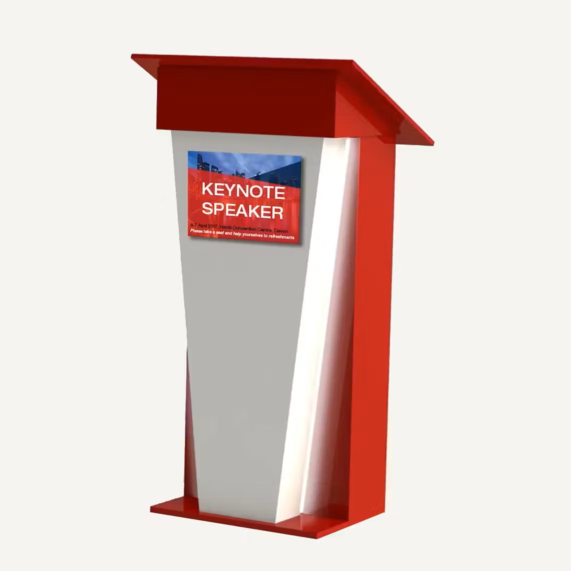 Illuminated Lectern with Digital Screen