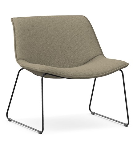 Interstuhl Shuffle SU434 Lounge Chair - Sled Frame