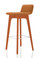 Lyndon Design Agent Bar Stool Orange Painted Frame - Front