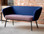 Ocee Design Billo 2 Seater Sofa Black Metal Base