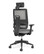 Viasit Toleo Task Chair - Mesh Back - Black - Rear View