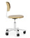 HAG Tion 2100 Task Chair - Harvest - White Back Stem - White Base - Side View