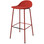 Allermuir Kin Stool Red Powder Coat