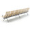 Actiu Avant Bench Natural Oak Back