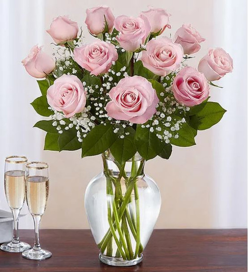 Long Stem [Pink] Roses (12-18 Stems)