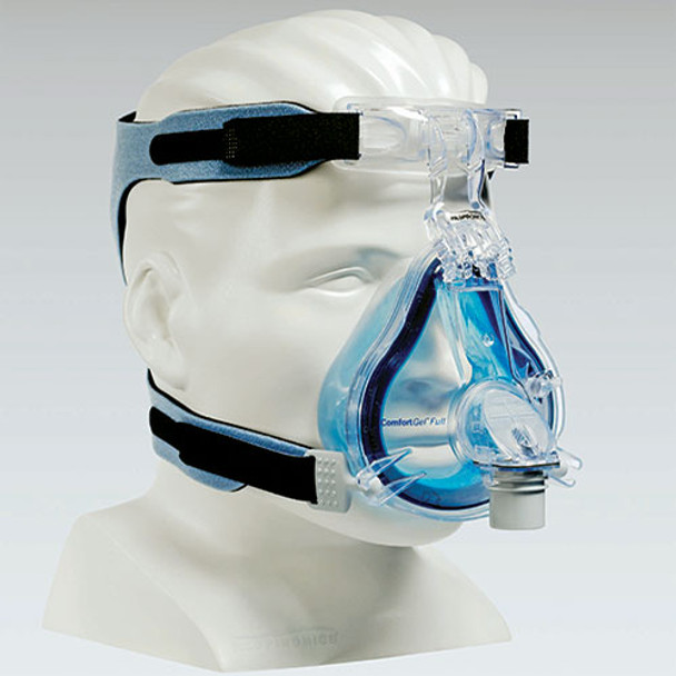 Philips Respironics Comfort Gel Blue Full Face CPAP Mask with Headgear