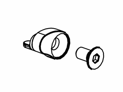 Ink Machines - Dragonfly X2 / Stingray X2 - Part No. 95 - Spring Lid Including Screw