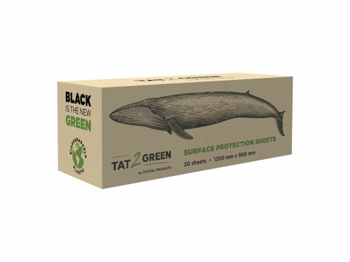 Tat2Green - Surface Protection Sheets - Black - 1200 mm x 900 mm - Box of 30