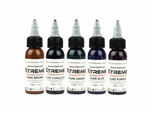 Xtreme Ink - Pure Colour Set - 5 x 30 ml / 1 oz