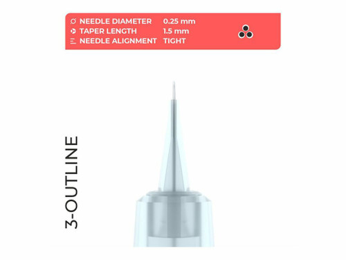 Artyst - H1 Cartridges - 03 Outline 0.25 mm Classic PMU Taper - 10