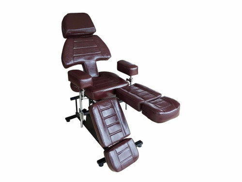 Professional - Classic - Tattoo Client Chair - Dark Cherry
