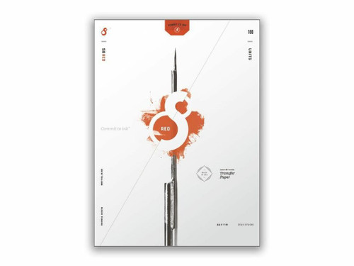 Unigraph - S8 Red - Tattoo Stencil Paper