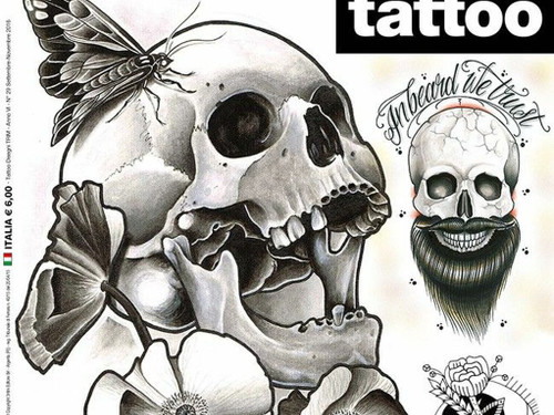 3ntini - Tattoo Flash Drawings - Teschi Moderni Tattoo