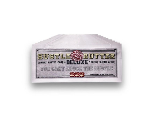 Hustle Butter Deluxe - Organic Tattoo Care - Pack of 10 Satchets