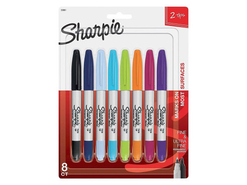 Sharpie - Fine & Ultra Fine Dual Point Set - Pack of 8