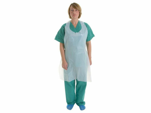Ignore - PE Apron - White - Pack of 100