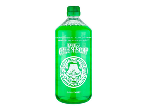 AloeTattoo - Green Soap (ALO) - 1000 ml / 34 oz