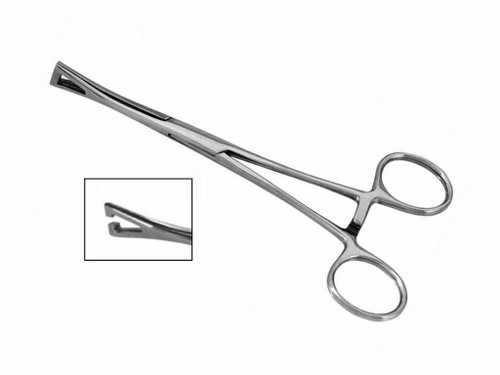 Skin Piercing Tools - Pennington Forceps - Slotted