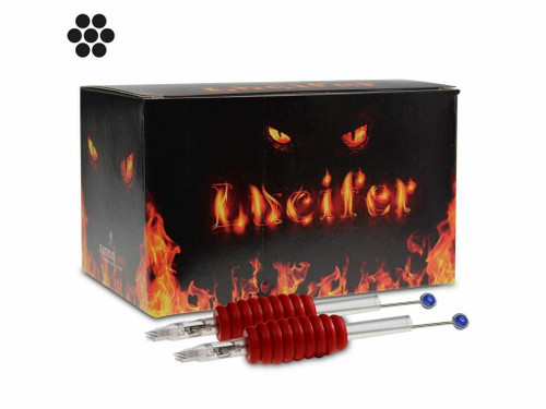 Lucifer - Grips with Needles - Round Liners - 25 mm - Box of 20