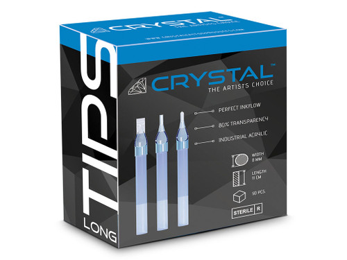 Crystal - Long Tips - Diamond - Box of 50