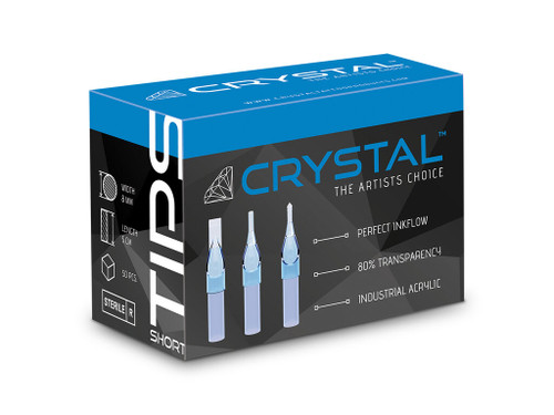 Crystal - Short Tips - Flat - Box of 50