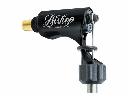 Bishop Rotary - Microangelo v2 - Tattoo Machine - Polished Black